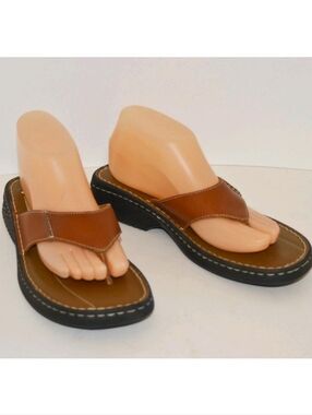 Columbia Vallejo Women's Size 8.5 Leather Sandals Brown